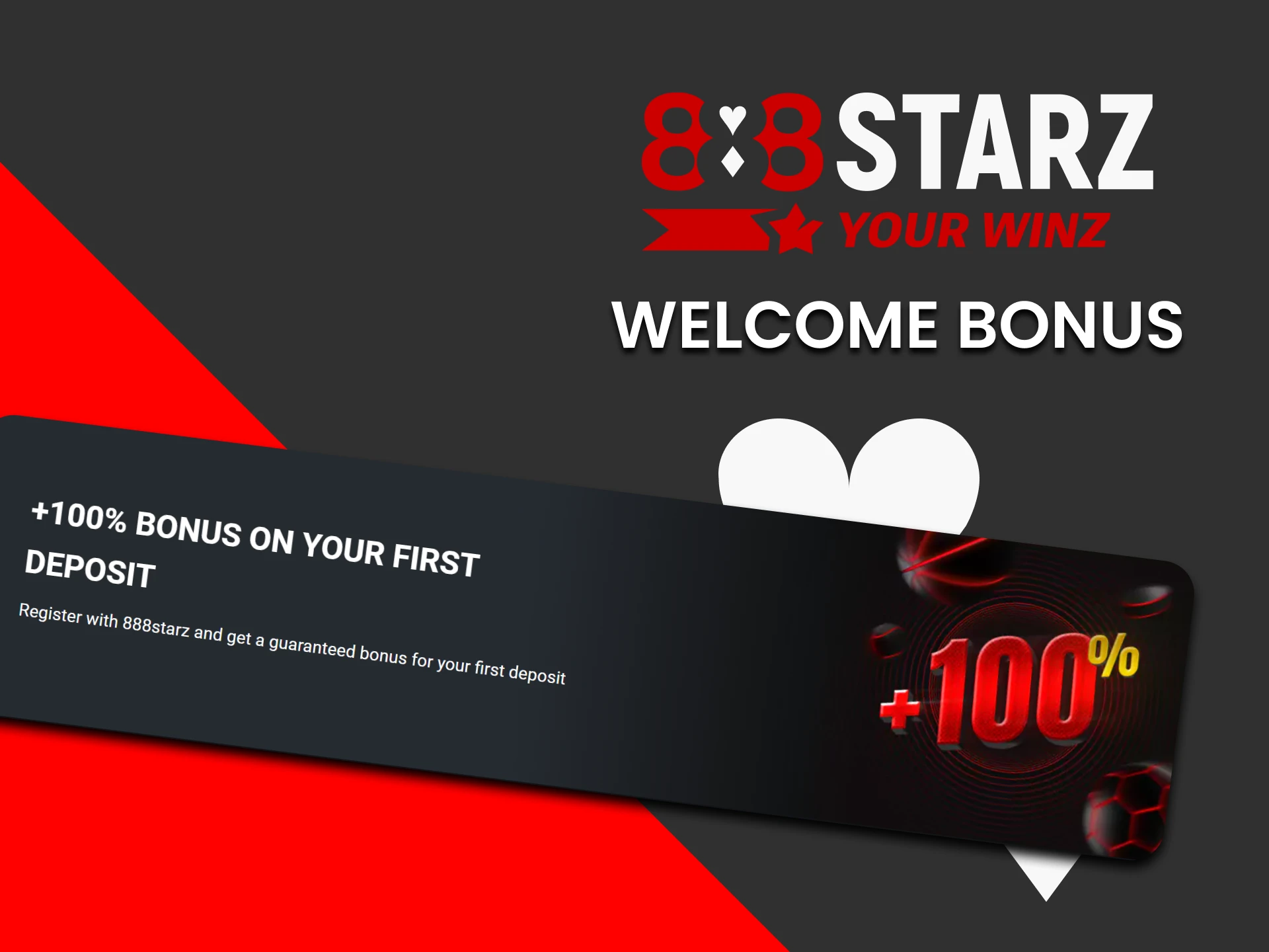 888starz is giving a welcome bonus.