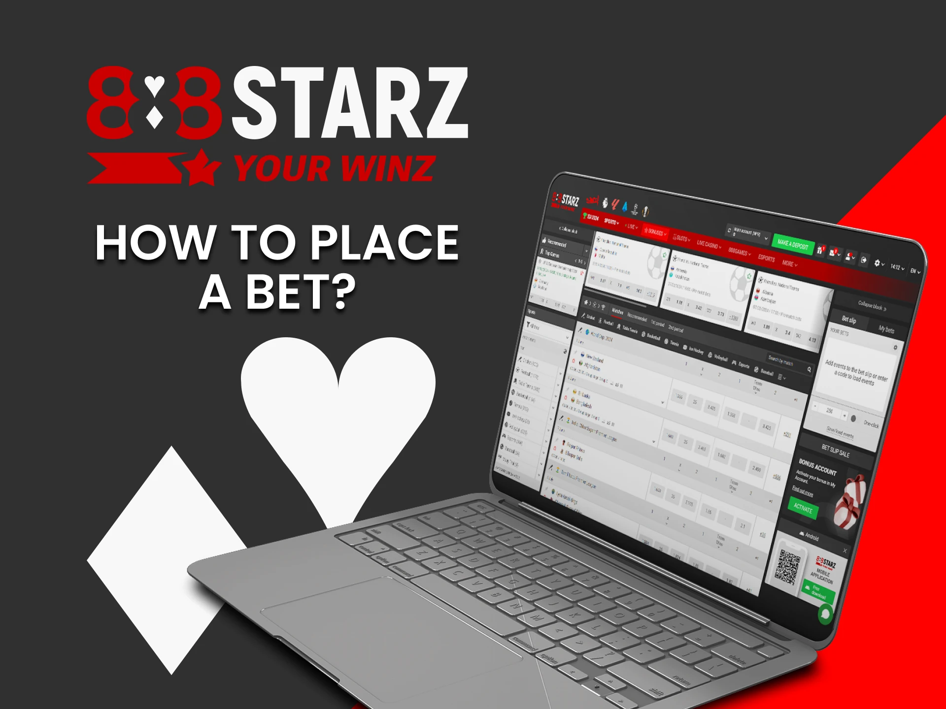 We will tell you how to place bets on 888starz.