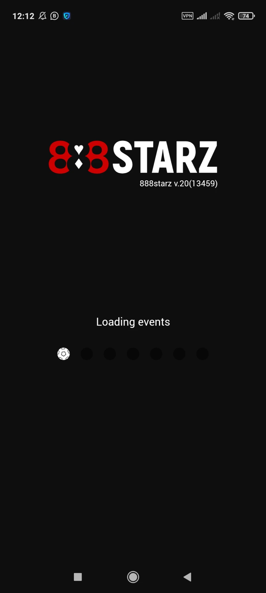 Install the 888starz app on Android.