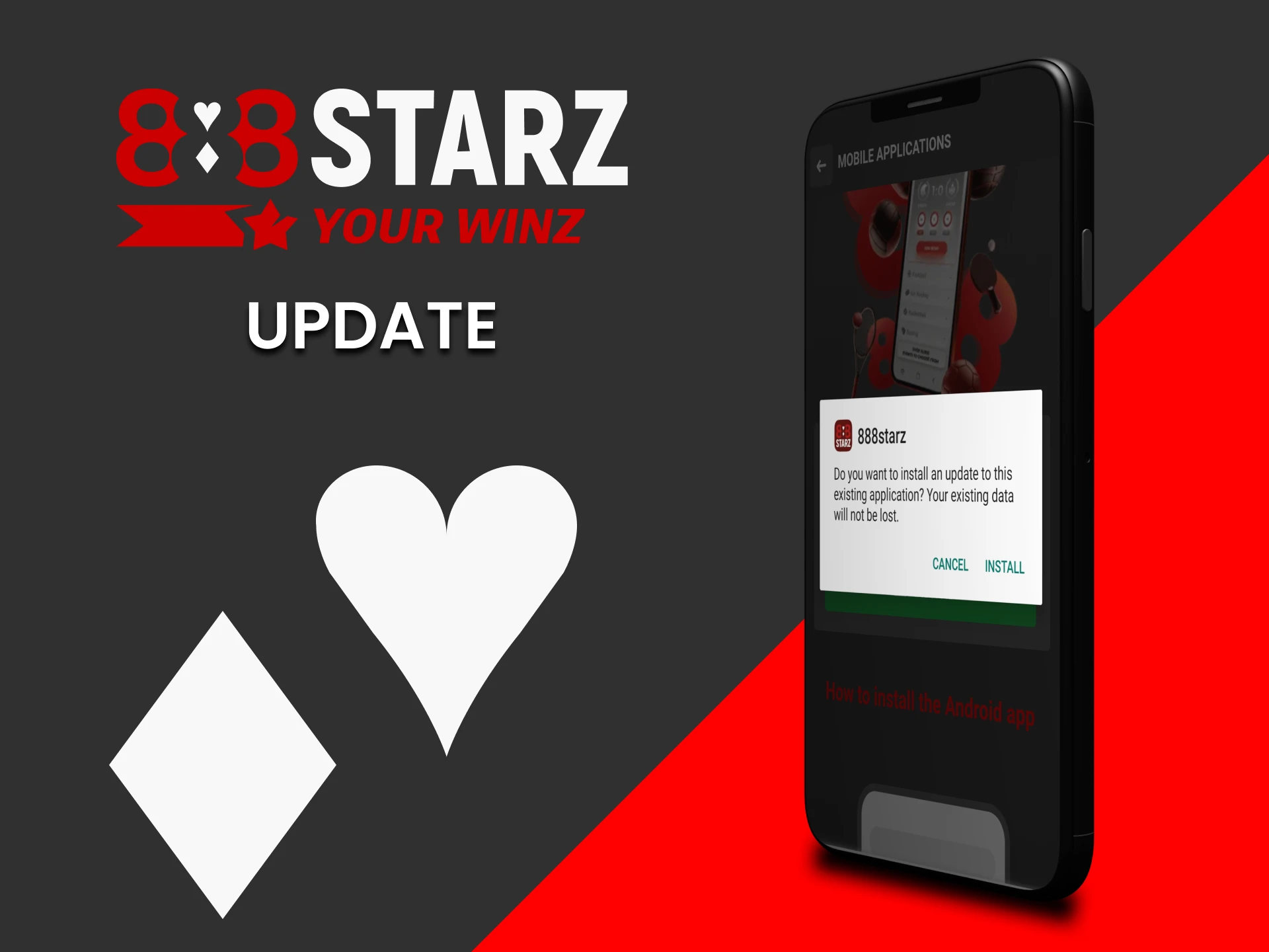 We will tell you about the update of the 888starz application.