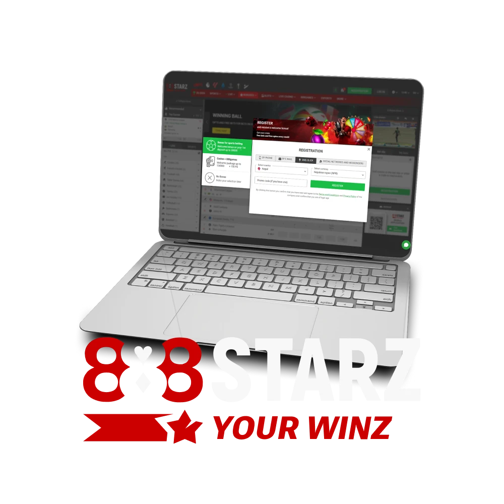 We will tell you everything about registering on 888starz.