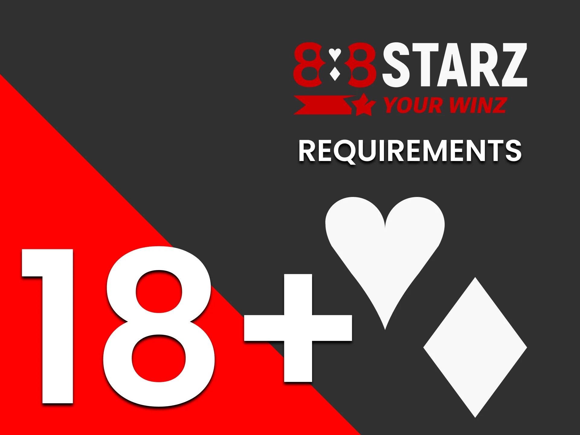 Review the requirements for registering on 888starz.