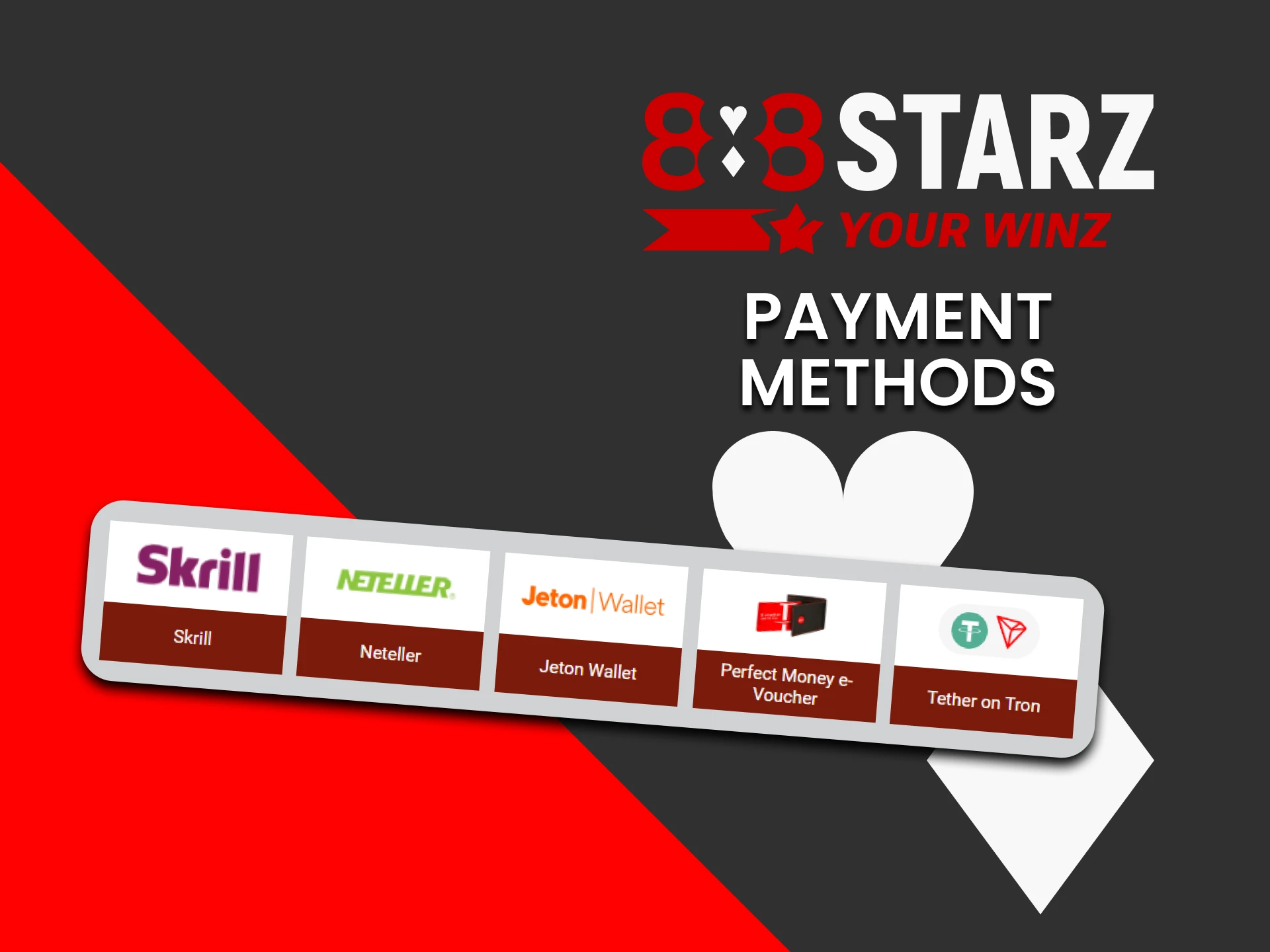 The 888starz affiliate program has many payment methods.