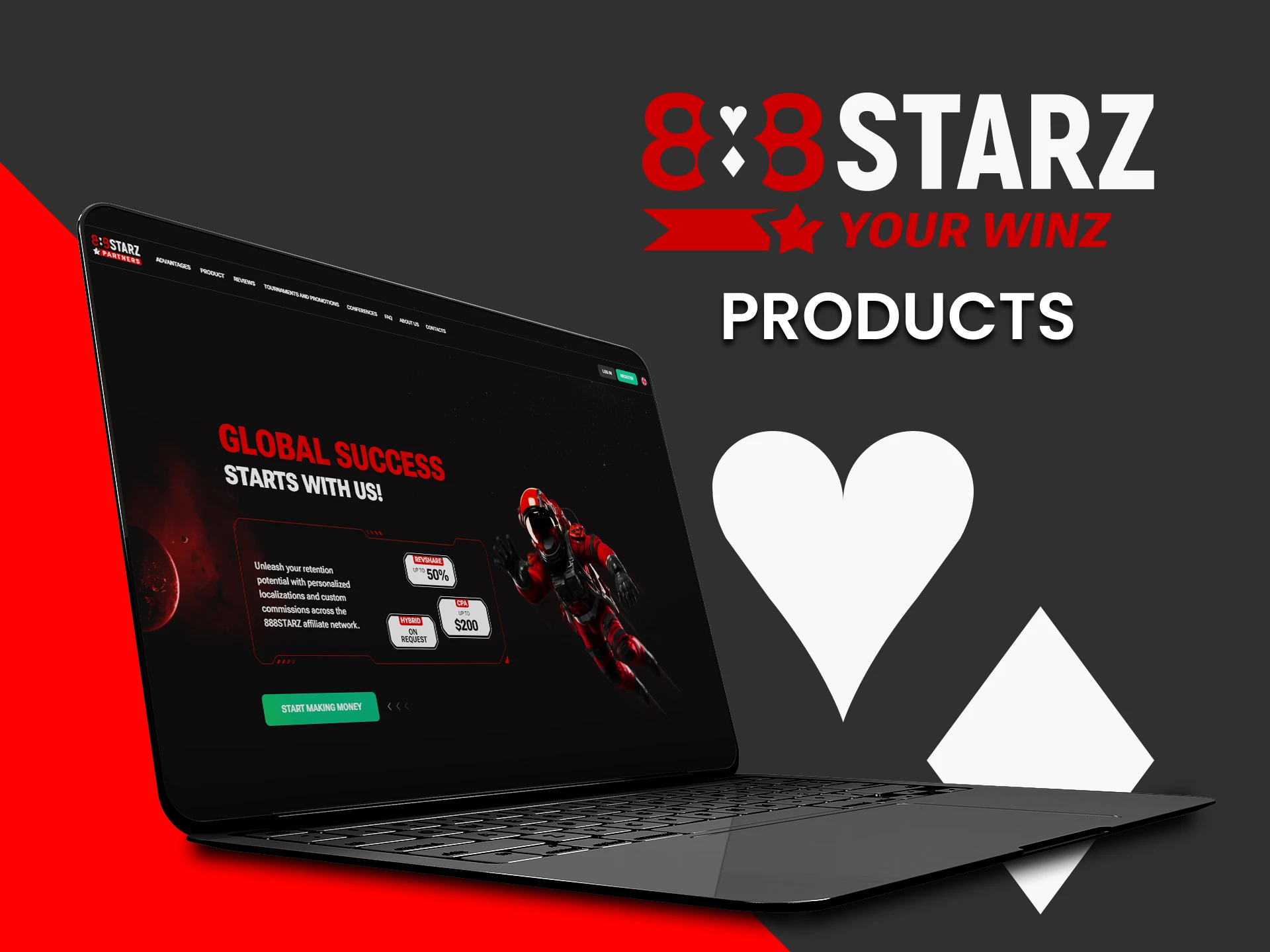 Explore 888starz products and join the affiliate program