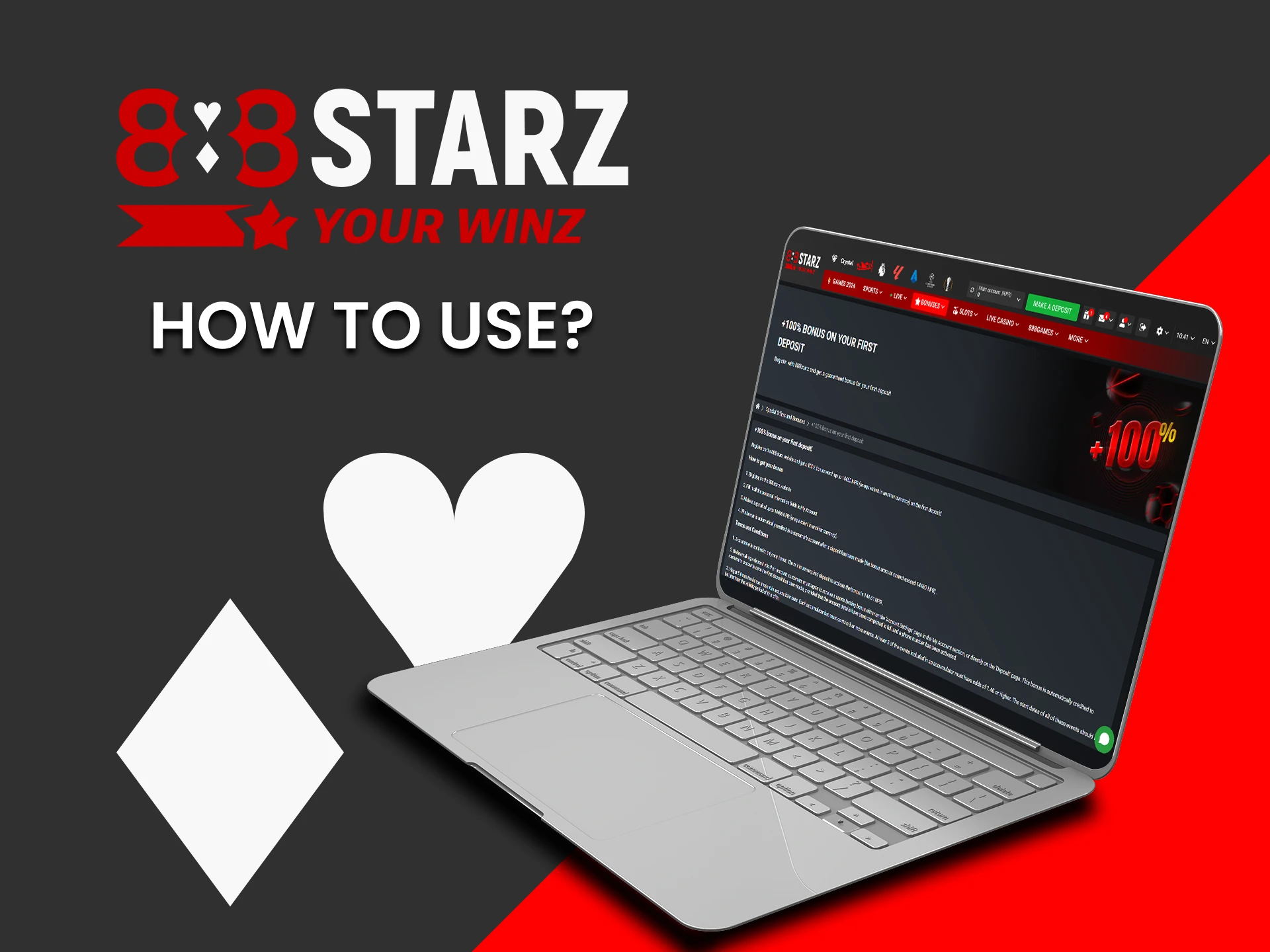 We will show you how to use bonuses from 888starz.