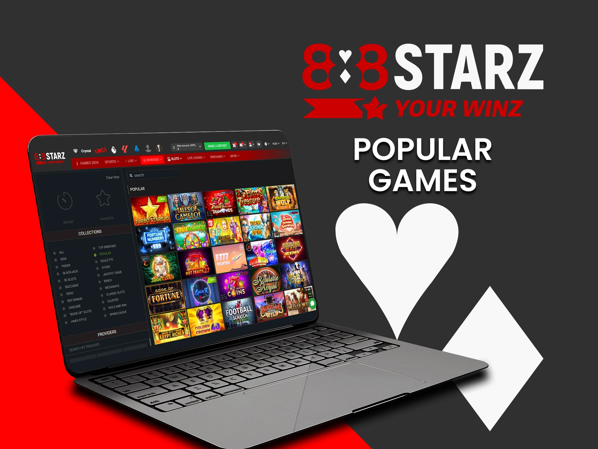 We will tell you about popular games on 888starz.