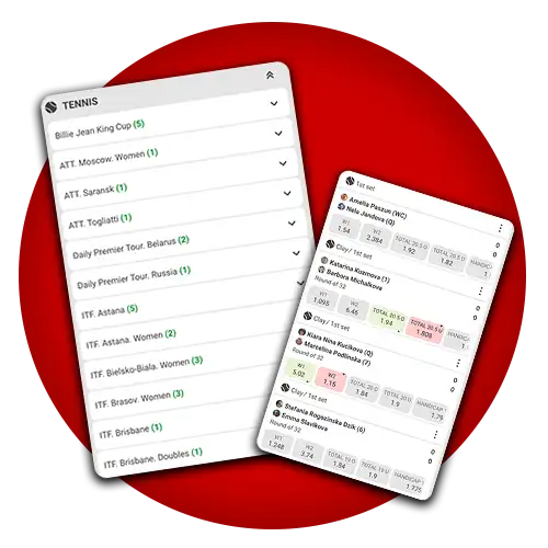 Discover top tennis betting markets at 888Starz.