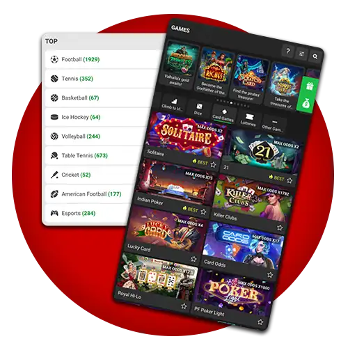 Enjoy a wide selection of games at 888Starz.