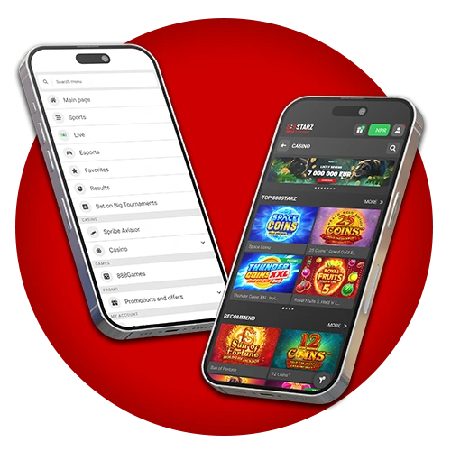 Play on the go with the mobile-friendly 888Starz platform.