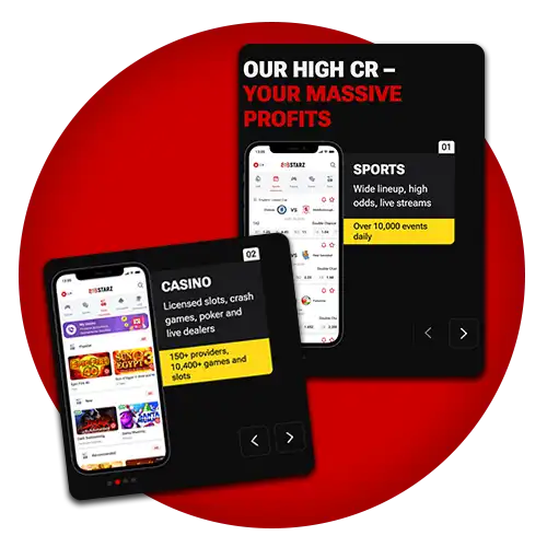 Benefit from a strong retention strategy designed to increase your 888Starz revenue.