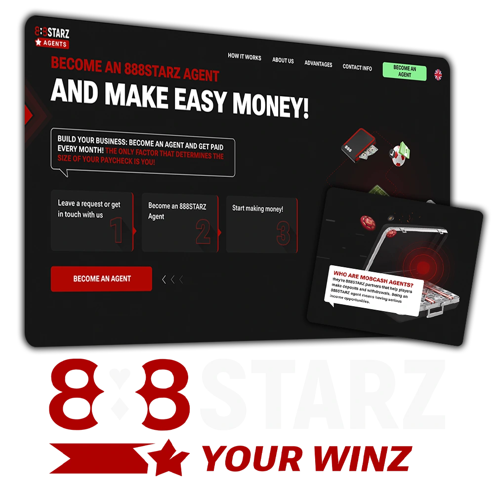 Become a trusted 888Starz agent in Nepal and unlock your earning potential.