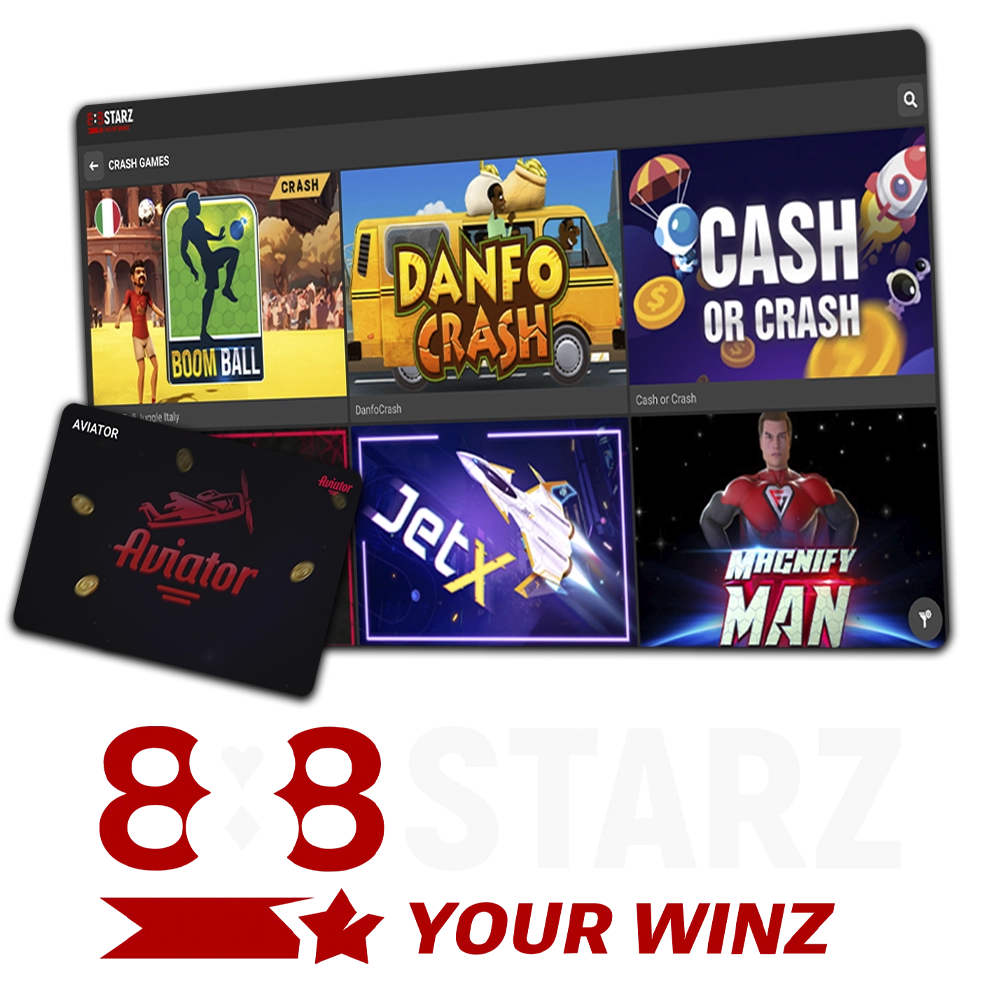 Play 888Starz Crash games online in Nepal.