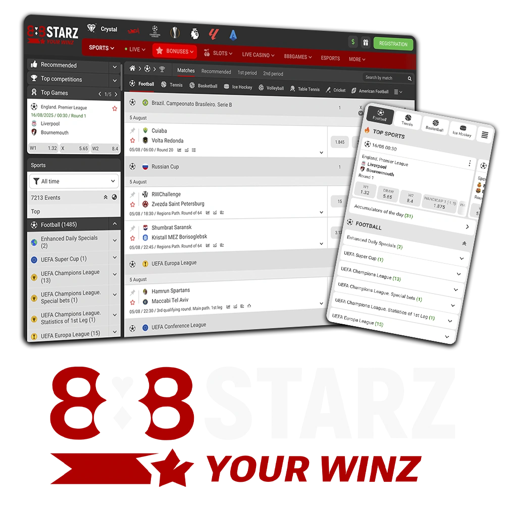 Experience the excitement of 888Starz football betting in Nepal.