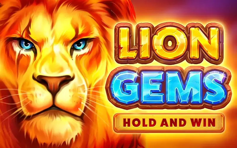 Win shining prizes in Lion Gems slot games at 888Starz.
