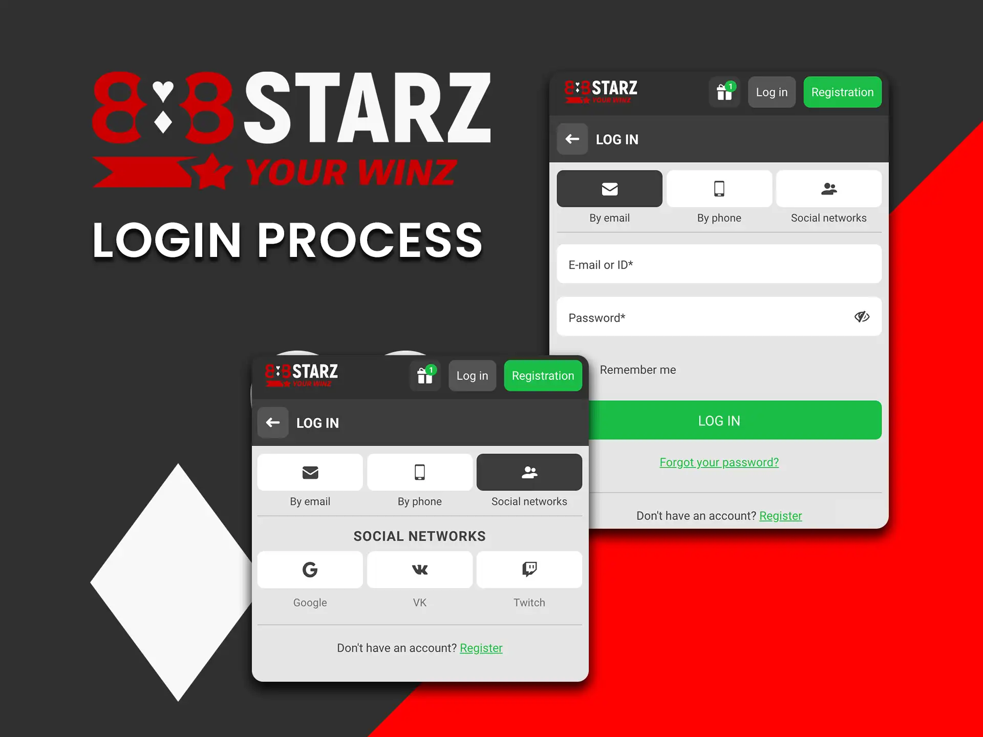 Access your account quickly and start betting or playing casino games on 888Starz today.